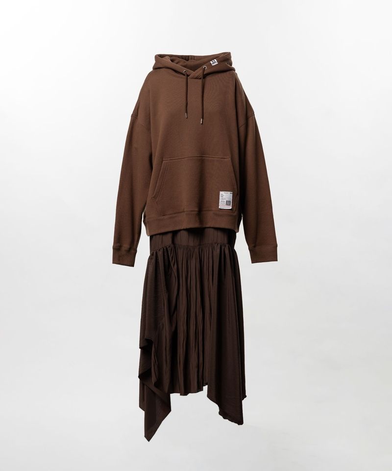 Hoodie Combined Dress