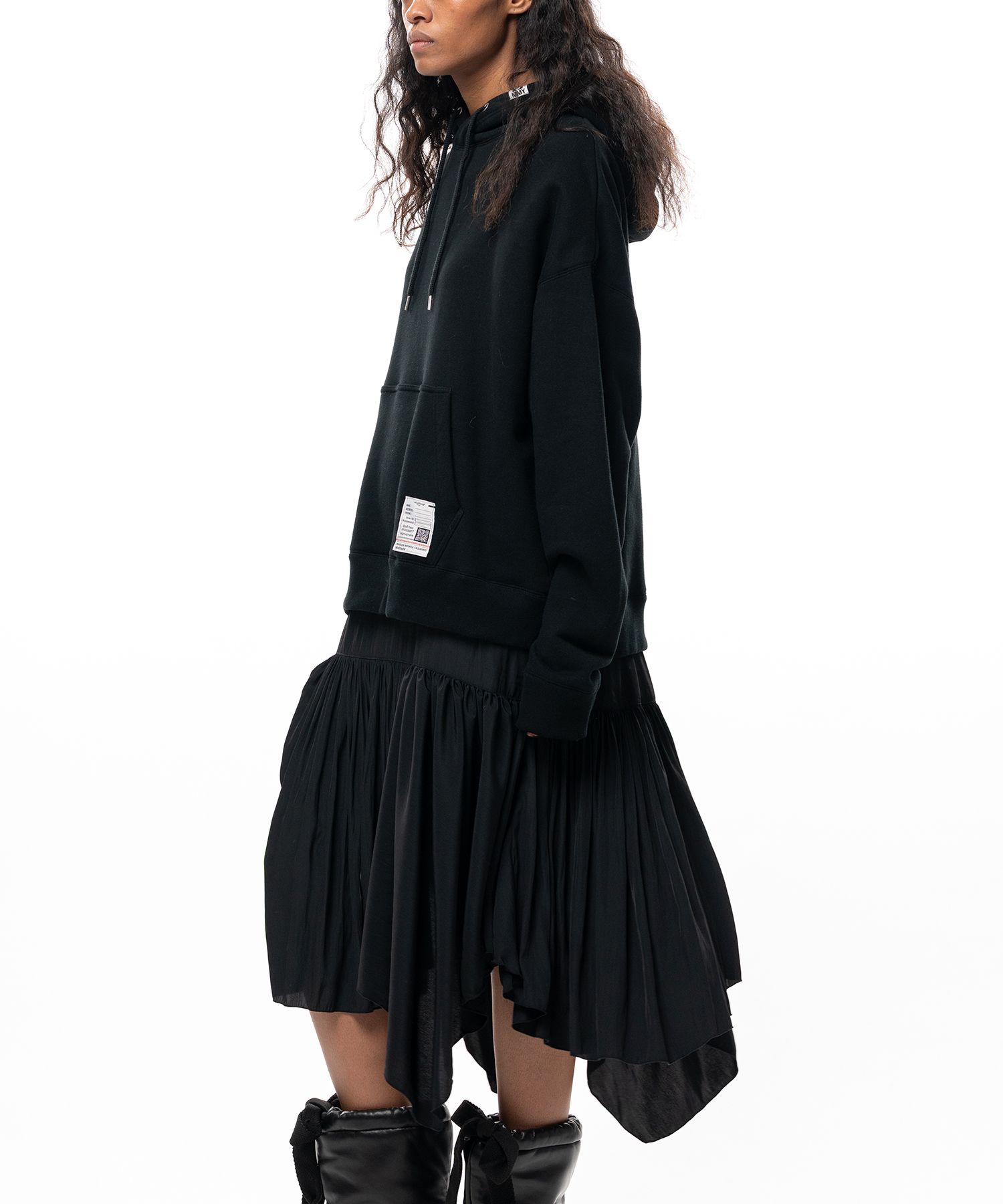 Hoodie Combined Dress