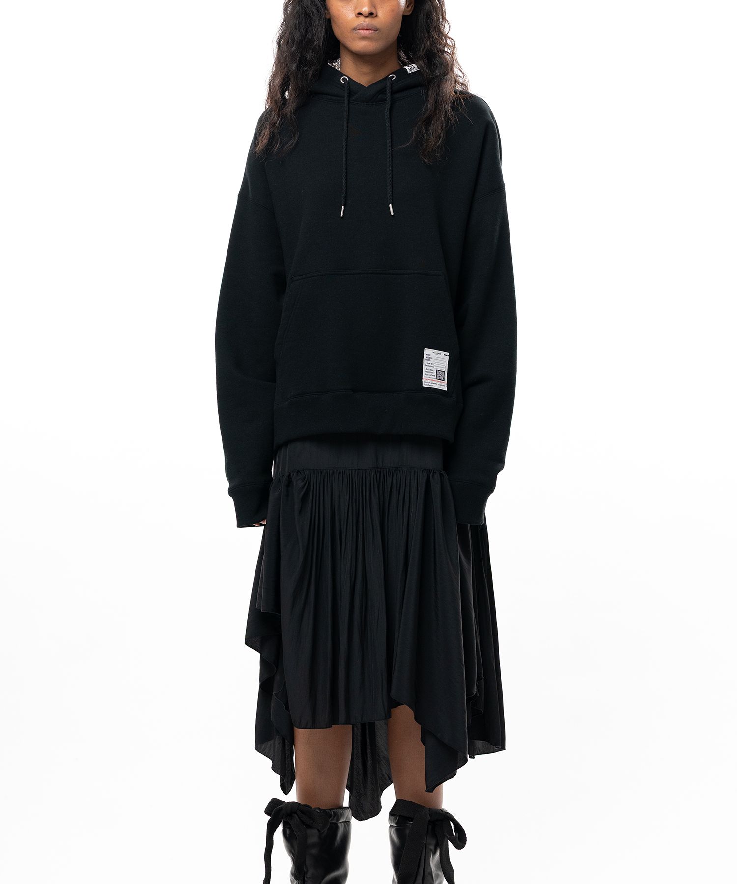 Hoodie Combined Dress