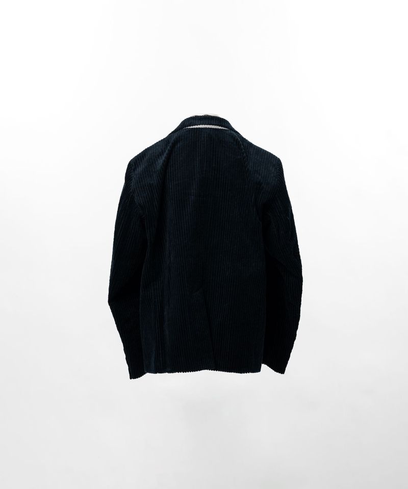 Attached Tie Corduroy Jacket