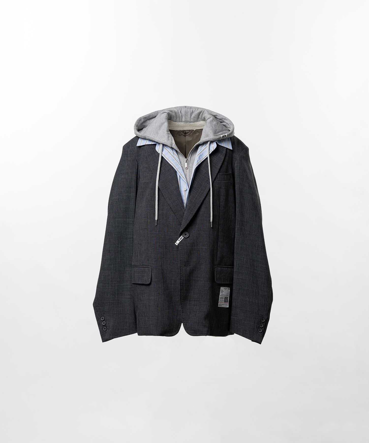 Triple Layered Houndstooth Jacket