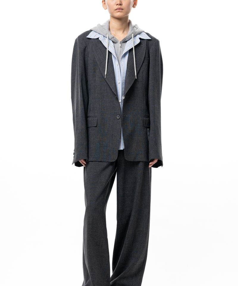 Triple Layered Houndstooth Jacket