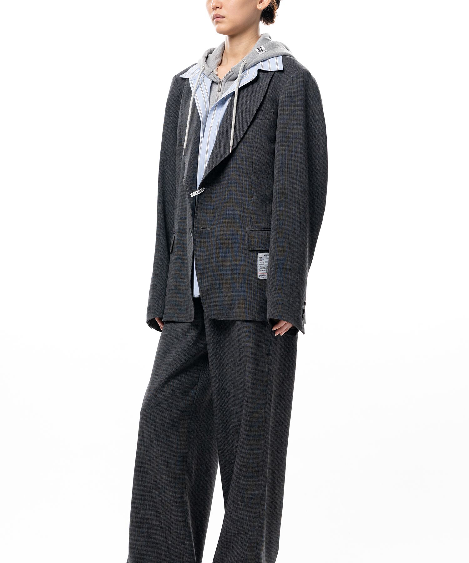 Triple Layered Houndstooth Jacket