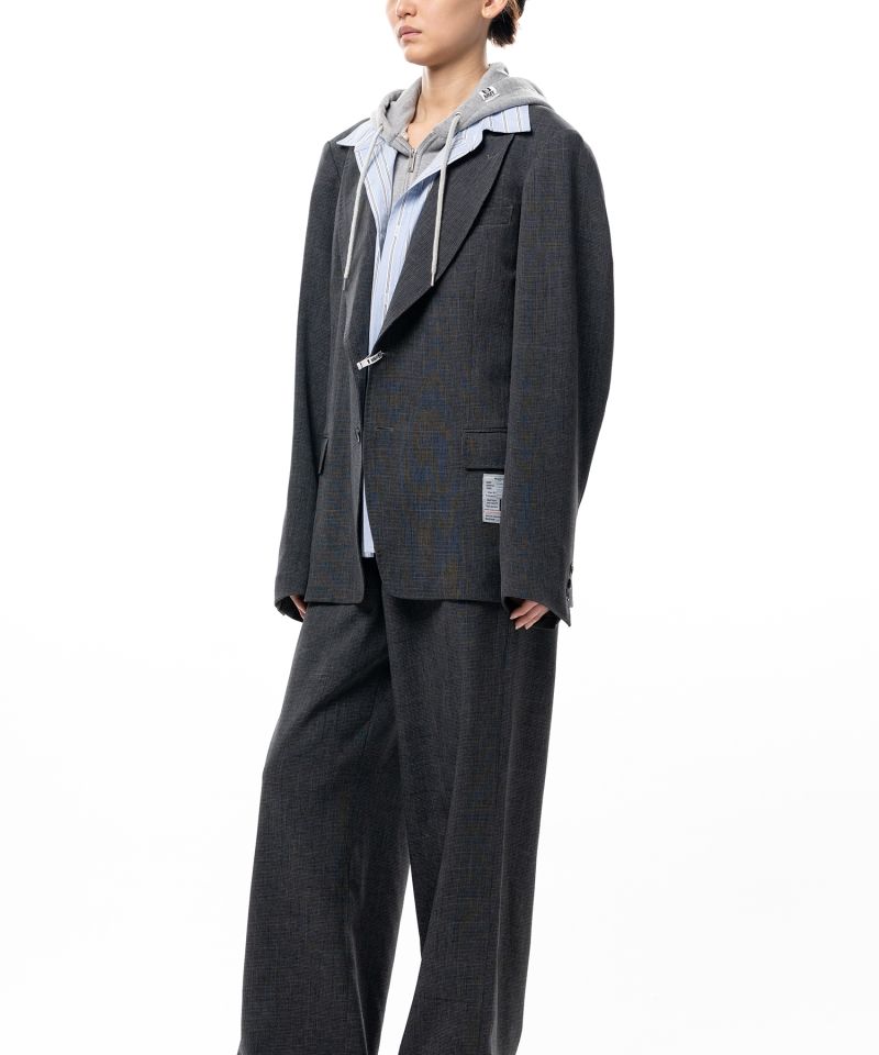 Triple Layered Houndstooth Jacket