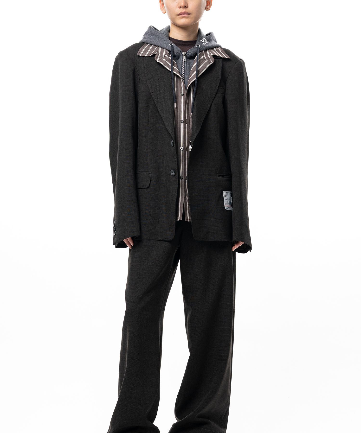 Triple Layered Houndstooth Jacket