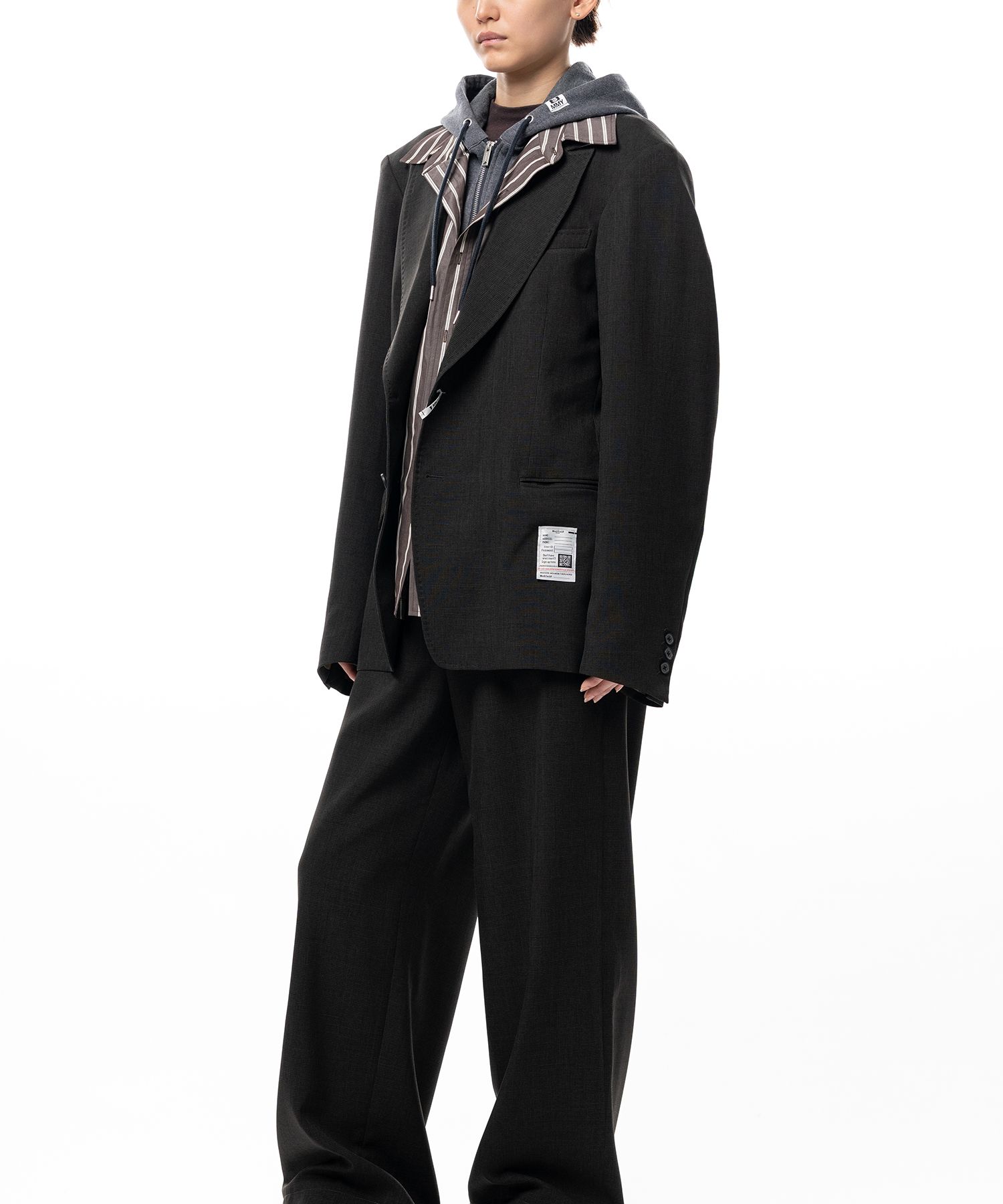 Triple Layered Houndstooth Jacket
