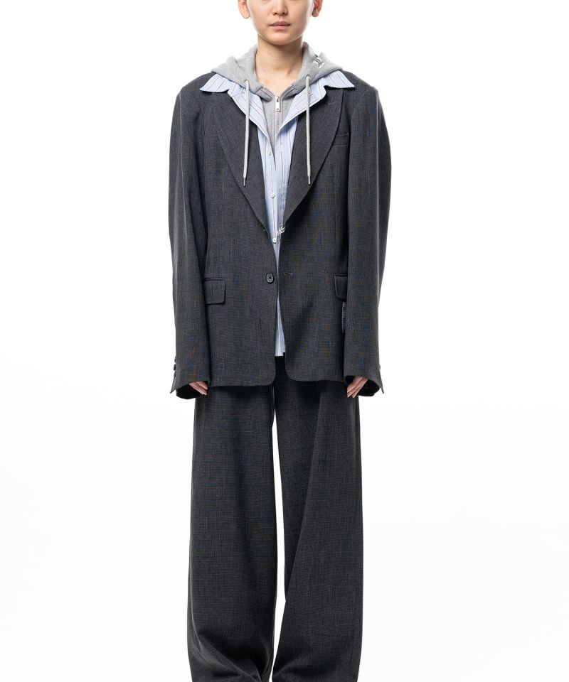 Triple Layered Houndstooth Jacket