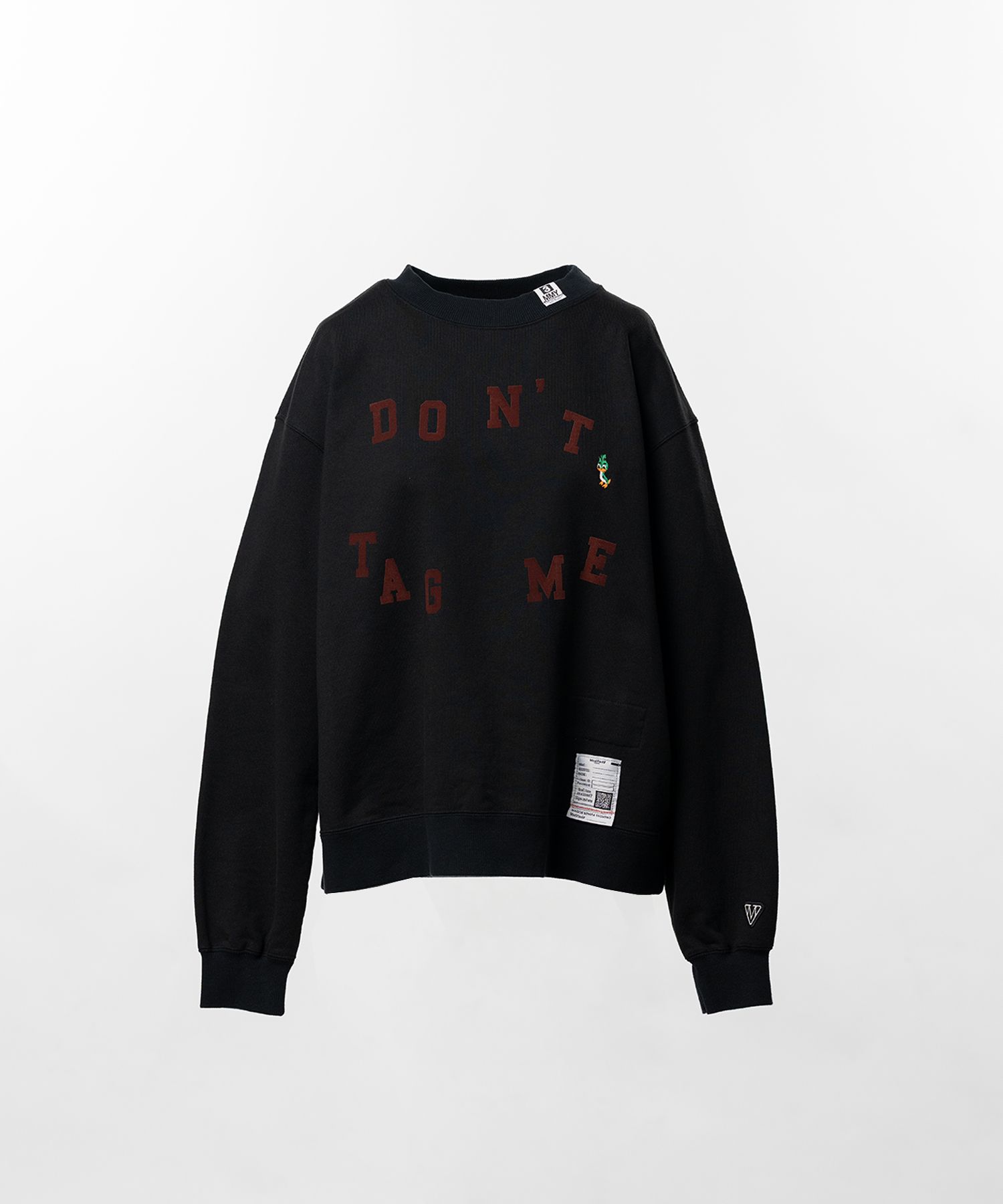 Don't Tag Me. Flocky Printed Sweatshirt