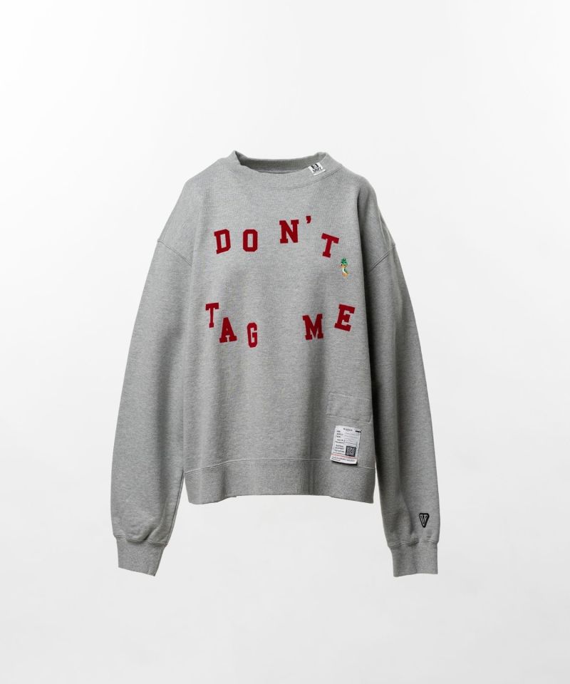 Don't Tag Me. Flocky Printed Sweatshirt
