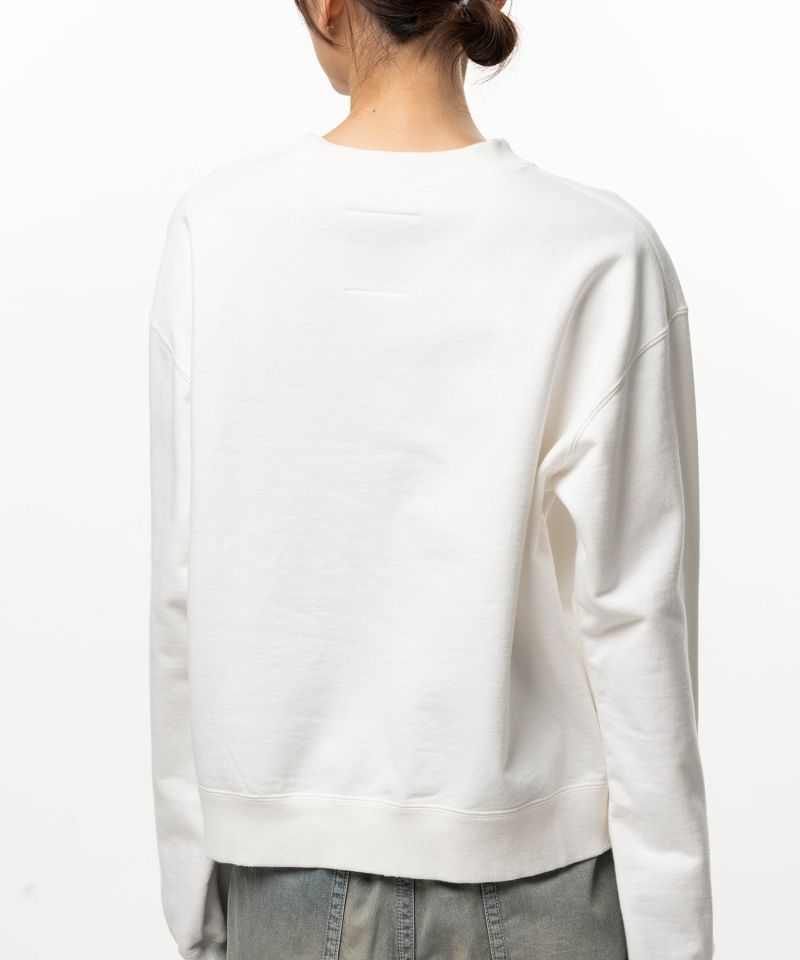 Don't Tag Me. Flocky Printed Sweatshirt