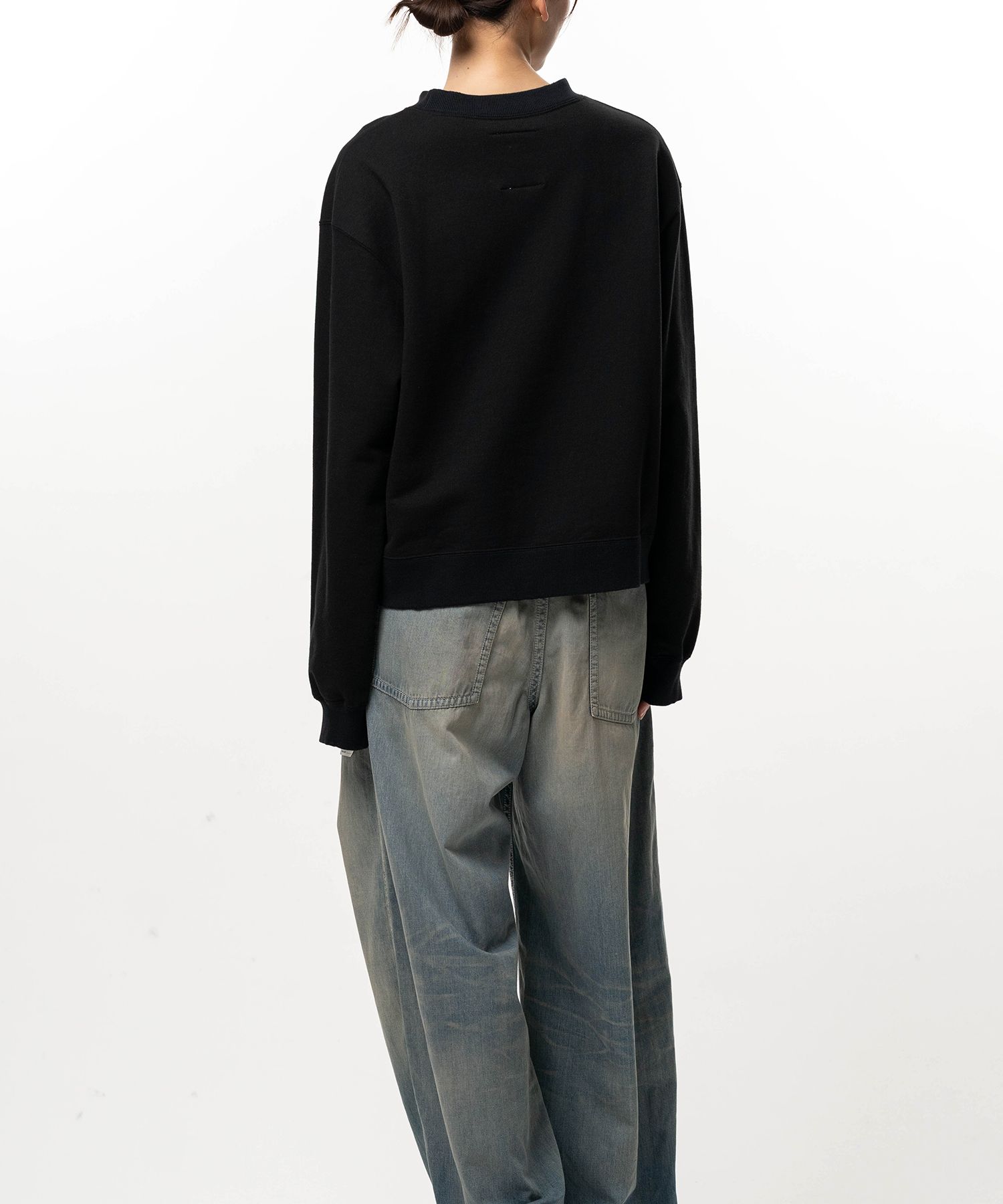 Don't Tag Me. Flocky Printed Sweatshirt