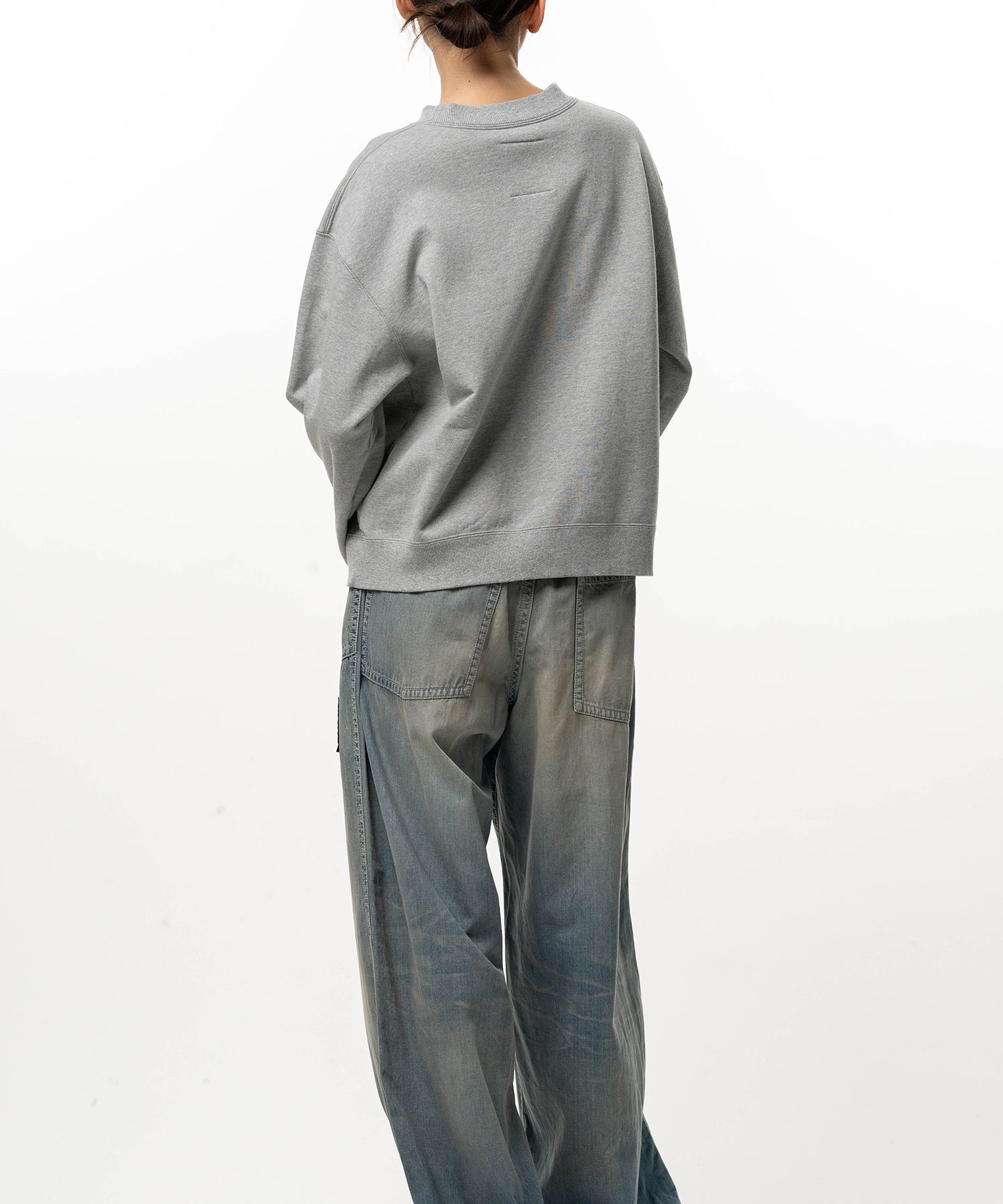 Don't Tag Me. Flocky Printed Sweatshirt