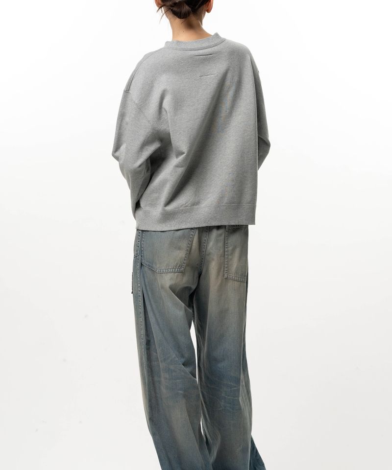Don't Tag Me. Flocky Printed Sweatshirt