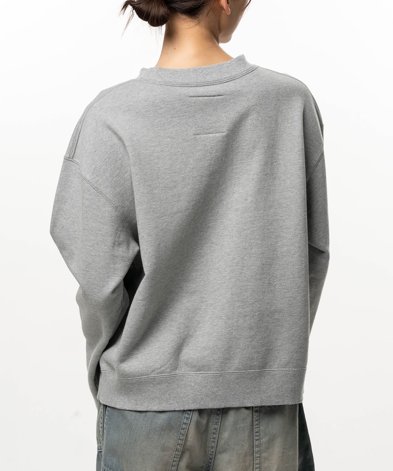 Don't Tag Me. Flocky Printed Sweatshirt