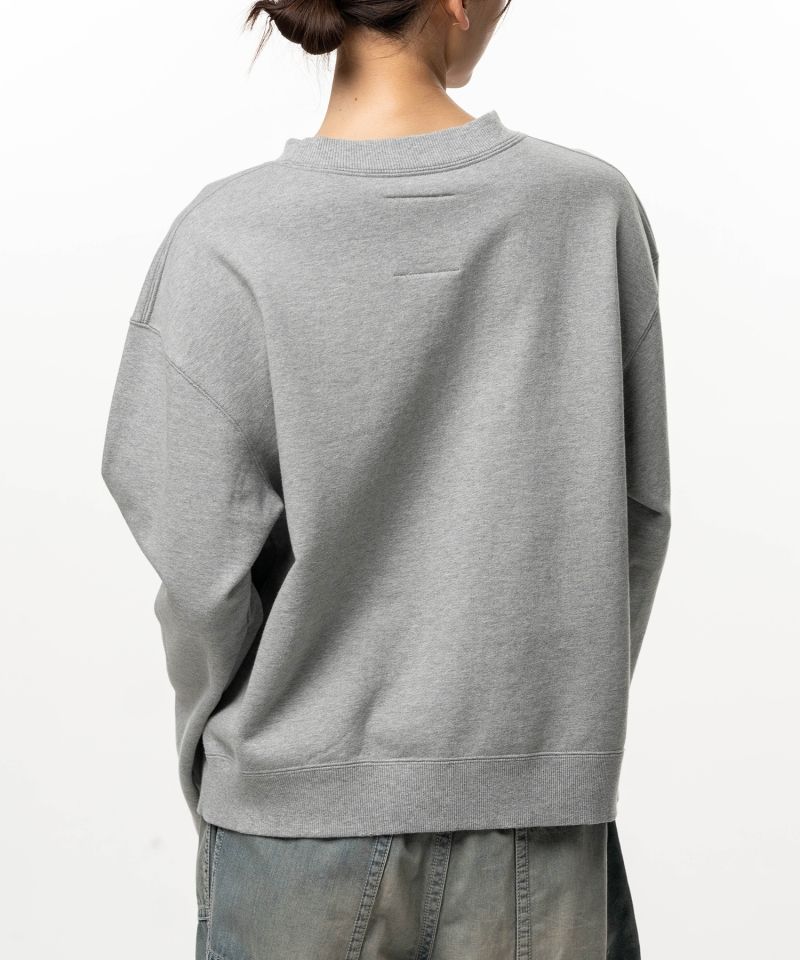 Don't Tag Me. Flocky Printed Sweatshirt