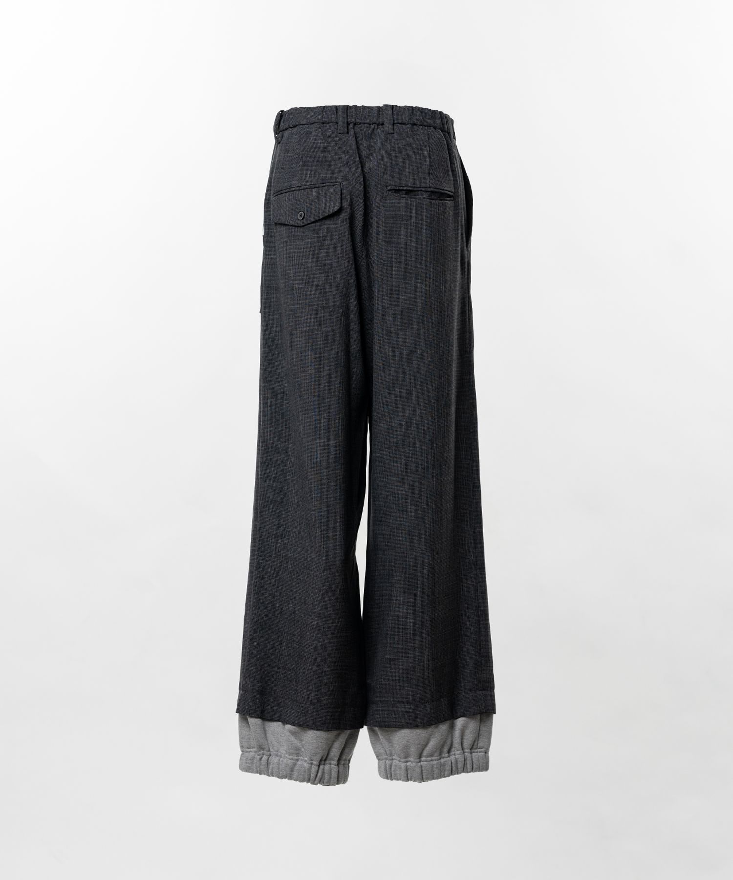 Mix Layered Houndstooth Pants