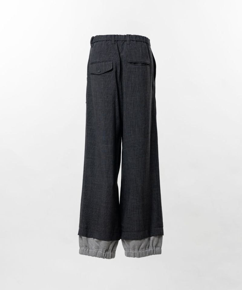 Mix Layered Houndstooth Pants