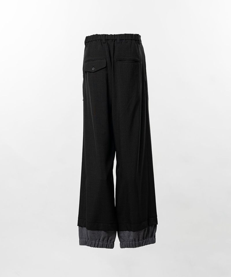 Mix Layered Houndstooth Pants