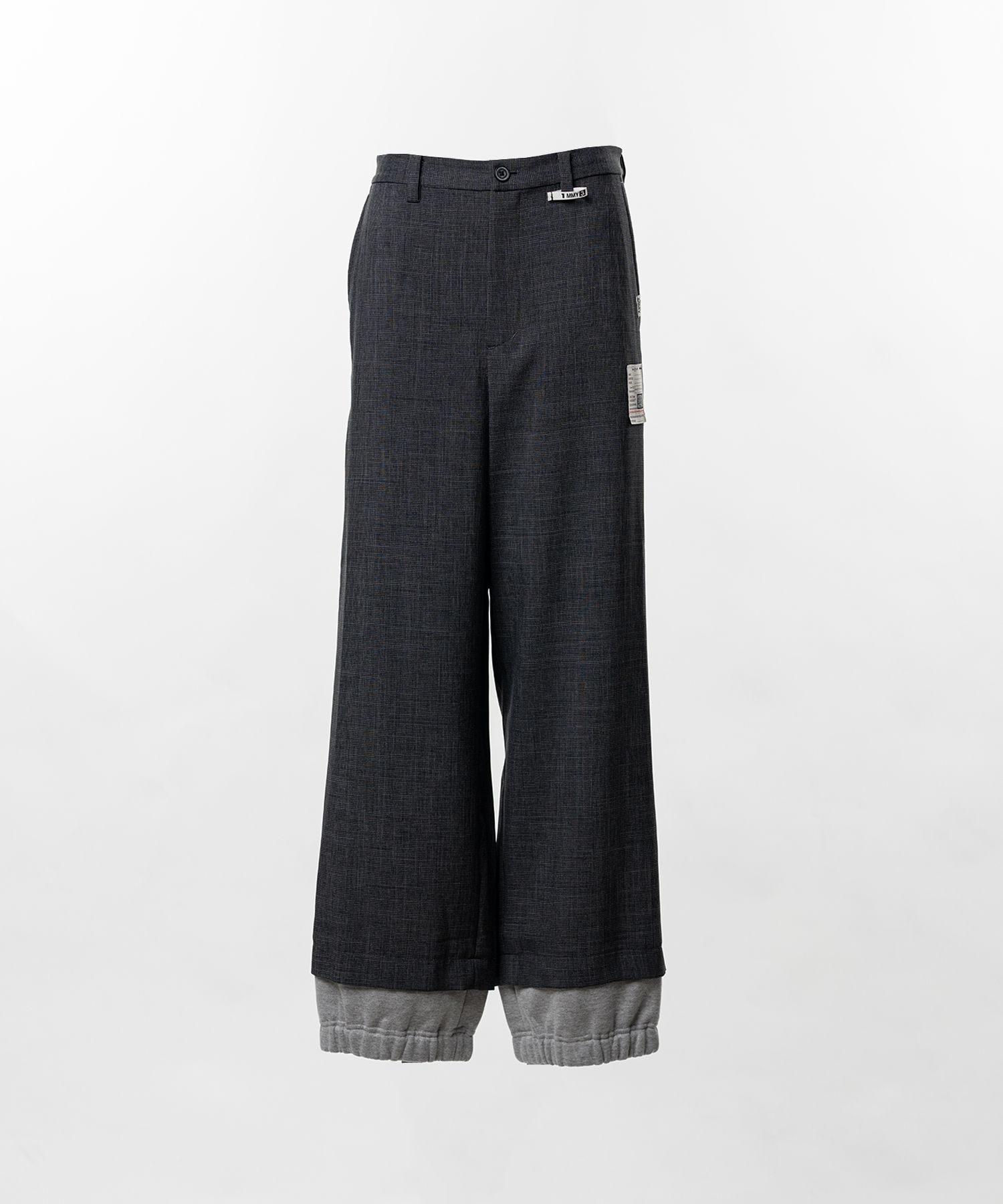 Mix Layered Houndstooth Pants