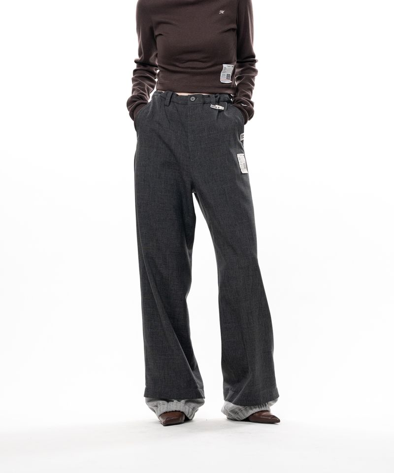Mix Layered Houndstooth Pants