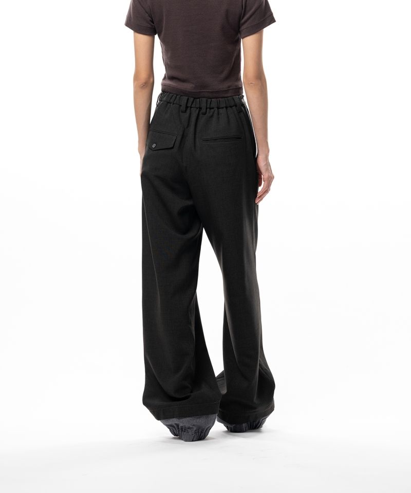 Mix Layered Houndstooth Pants