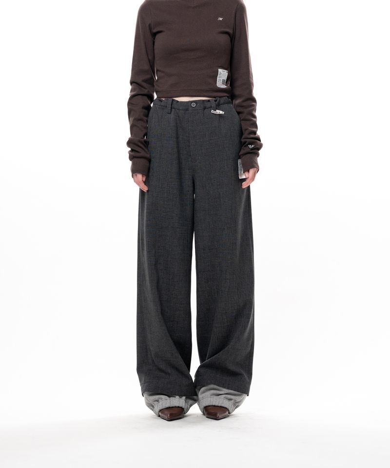 Mix Layered Houndstooth Pants
