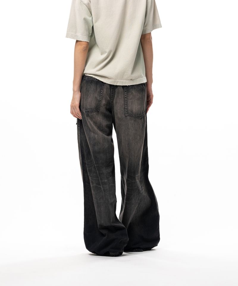 Light Denim Wide Pants