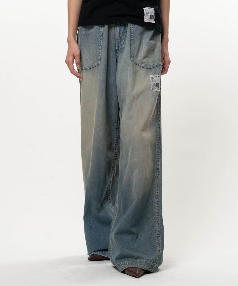 Light Denim Wide Pants
