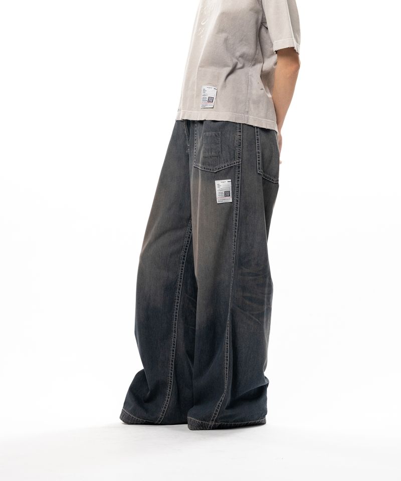 Light Denim Wide Pants