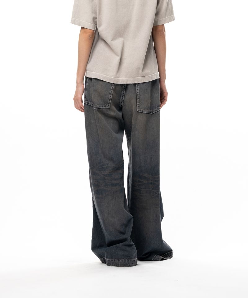 Light Denim Wide Pants