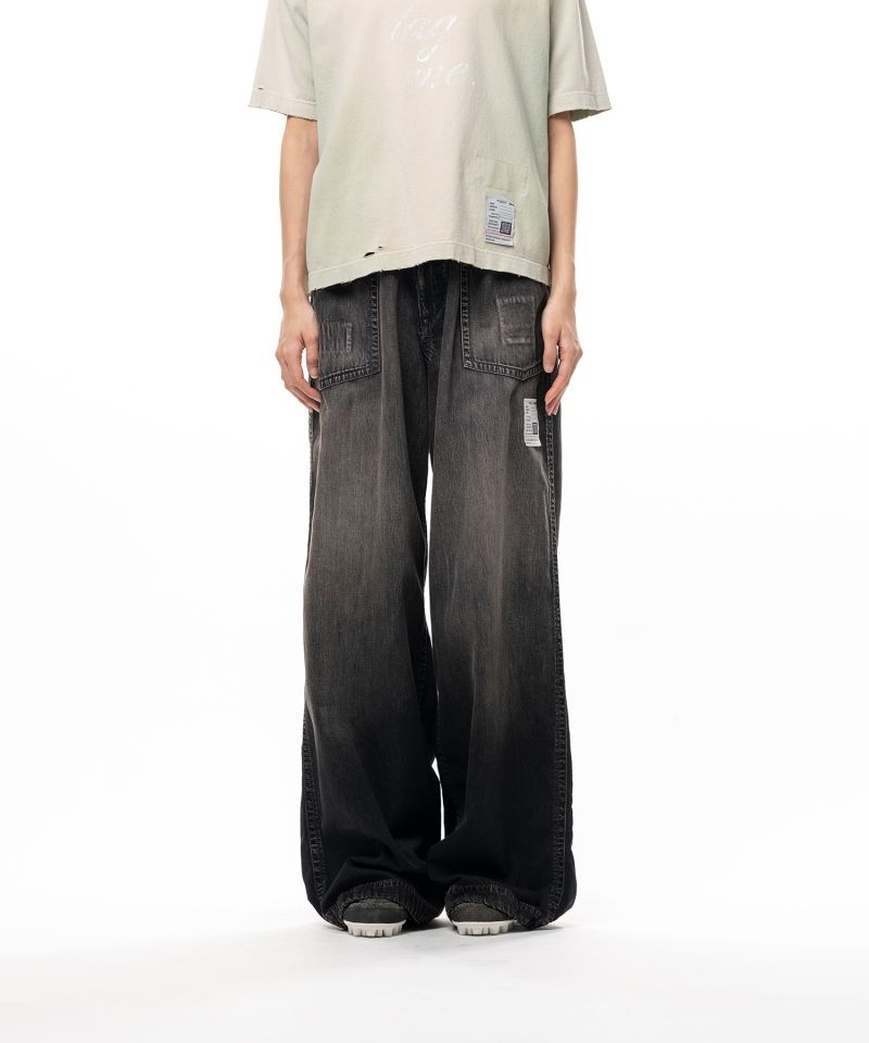 Light Denim Wide Pants
