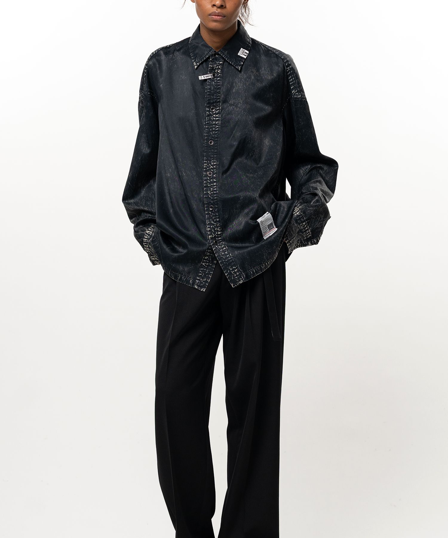 Vintage Like Satin Shirt