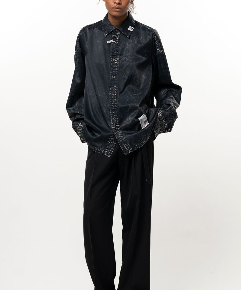 Vintage Like Satin Shirt