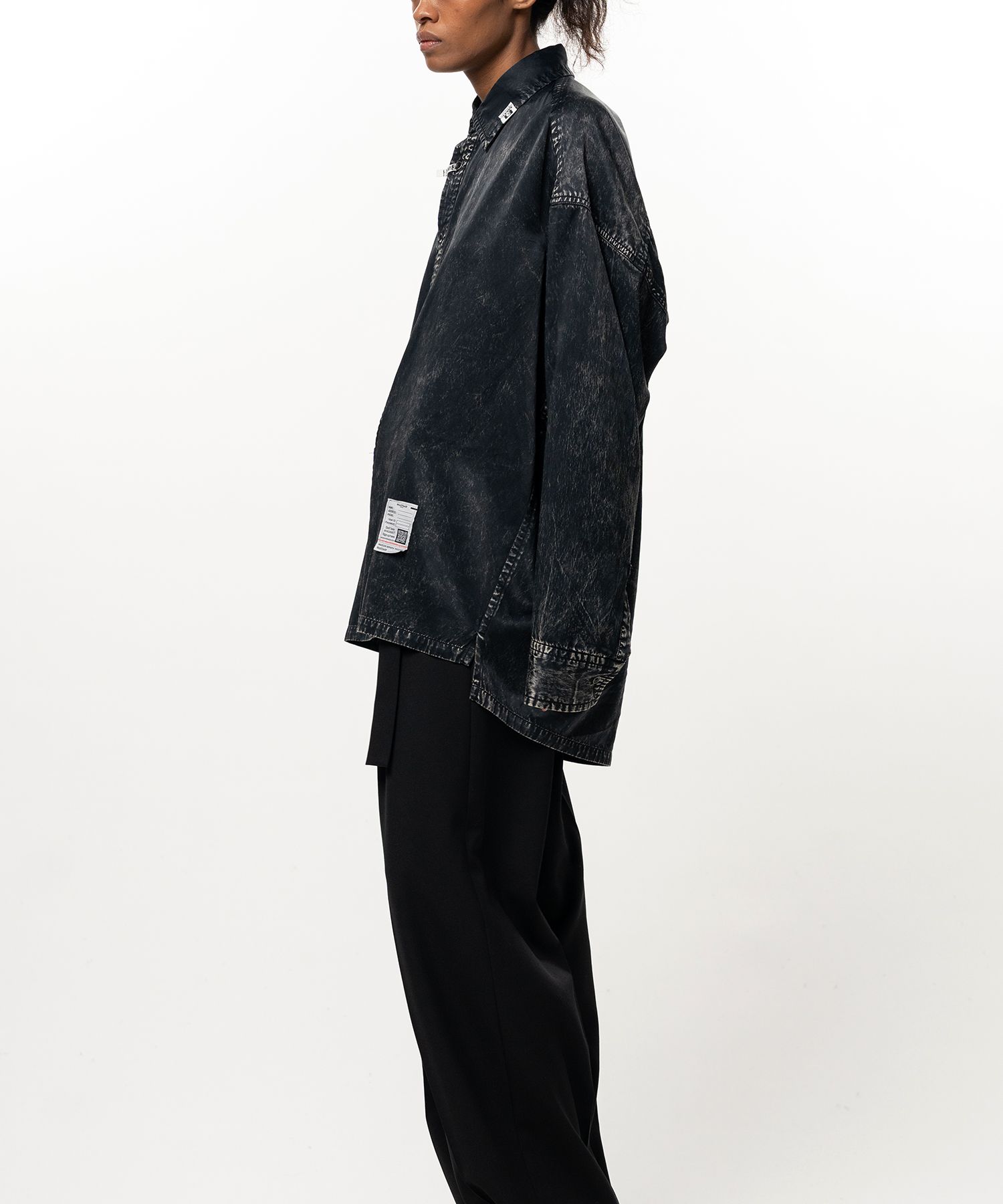 Vintage Like Satin Shirt