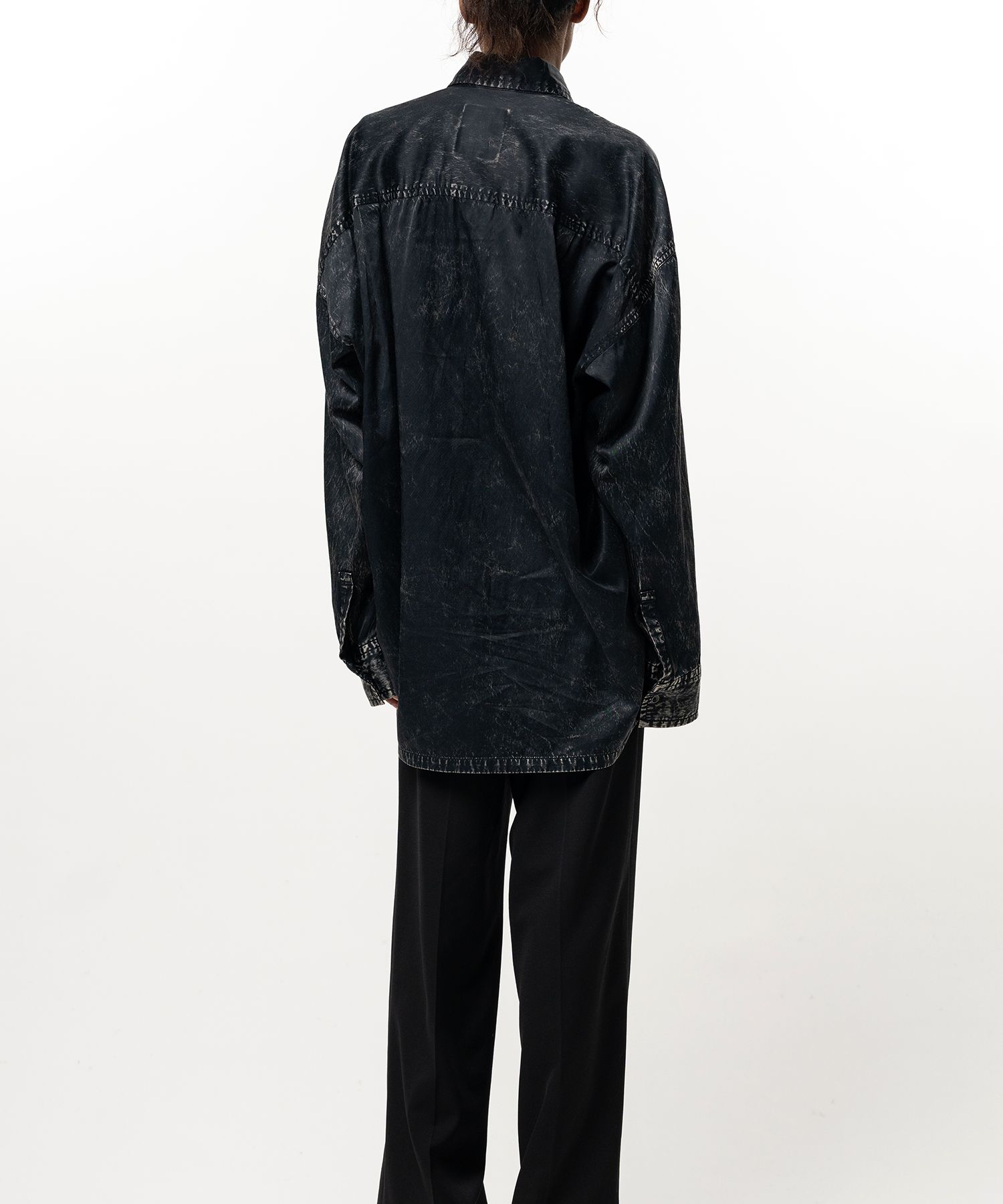 Vintage Like Satin Shirt