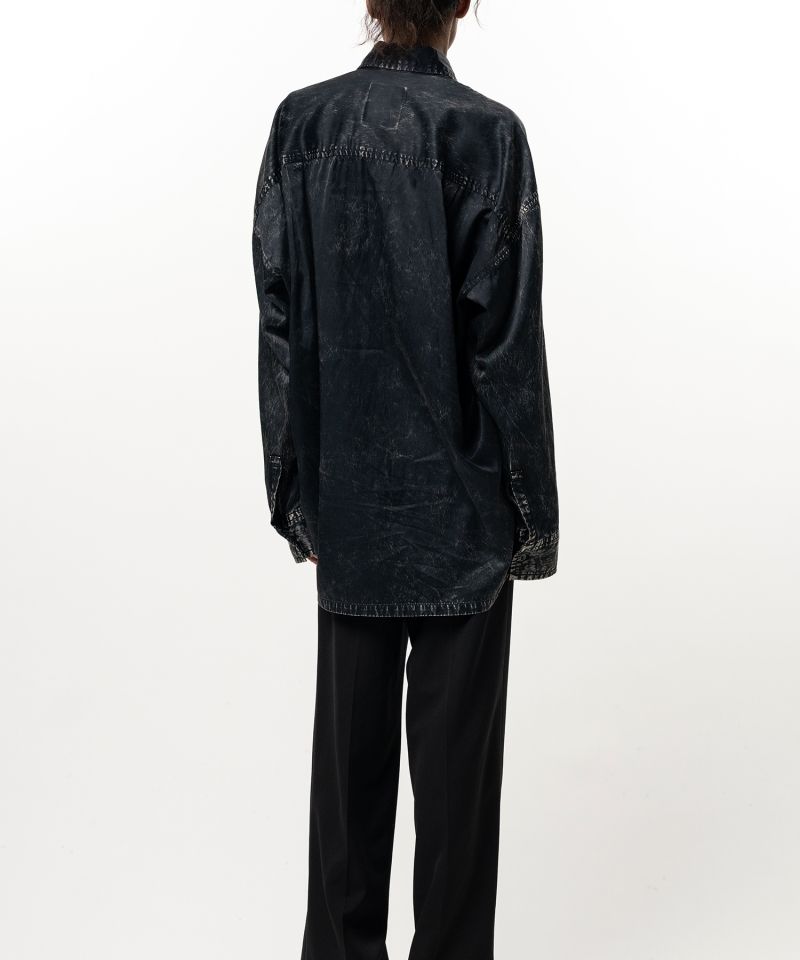 Vintage Like Satin Shirt