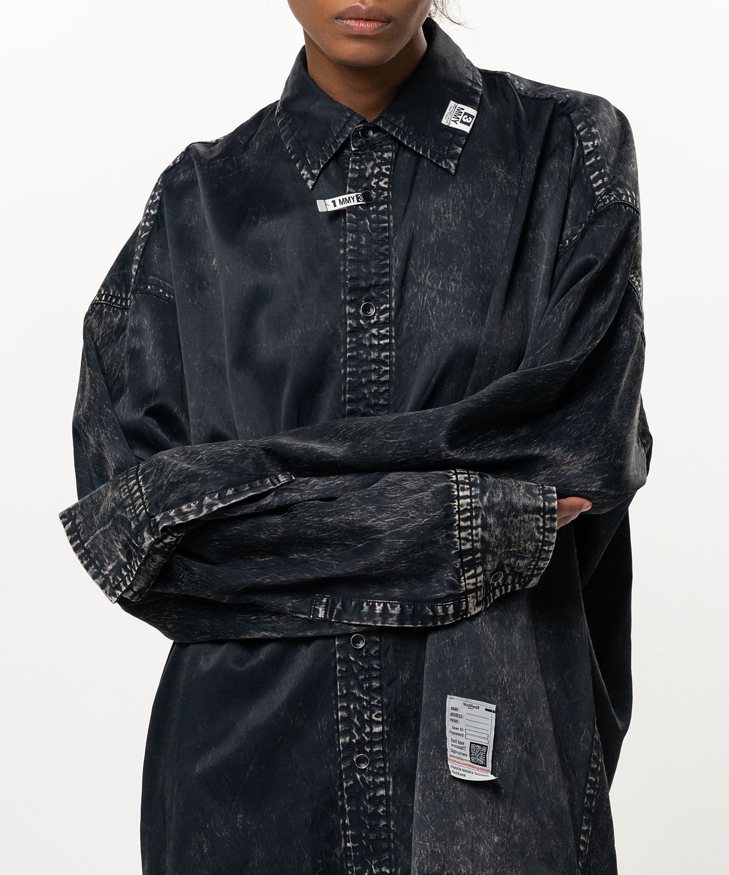 Vintage Like Satin Shirt