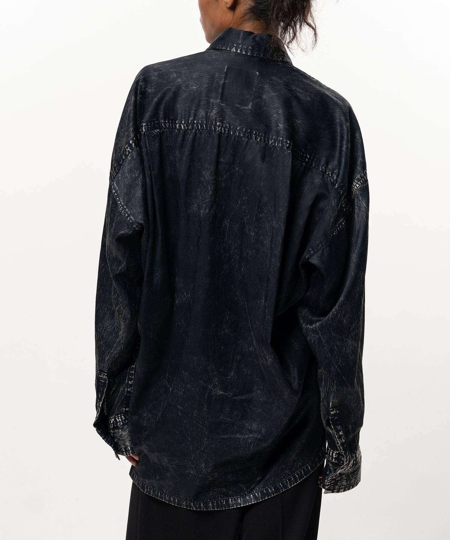 Vintage Like Satin Shirt