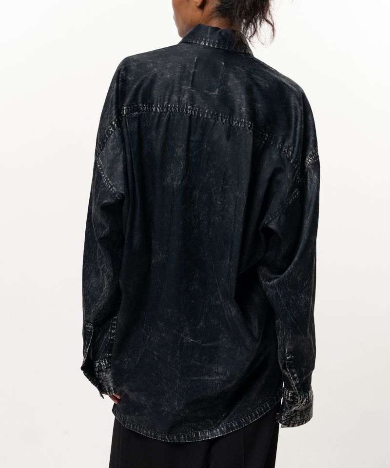 Vintage Like Satin Shirt