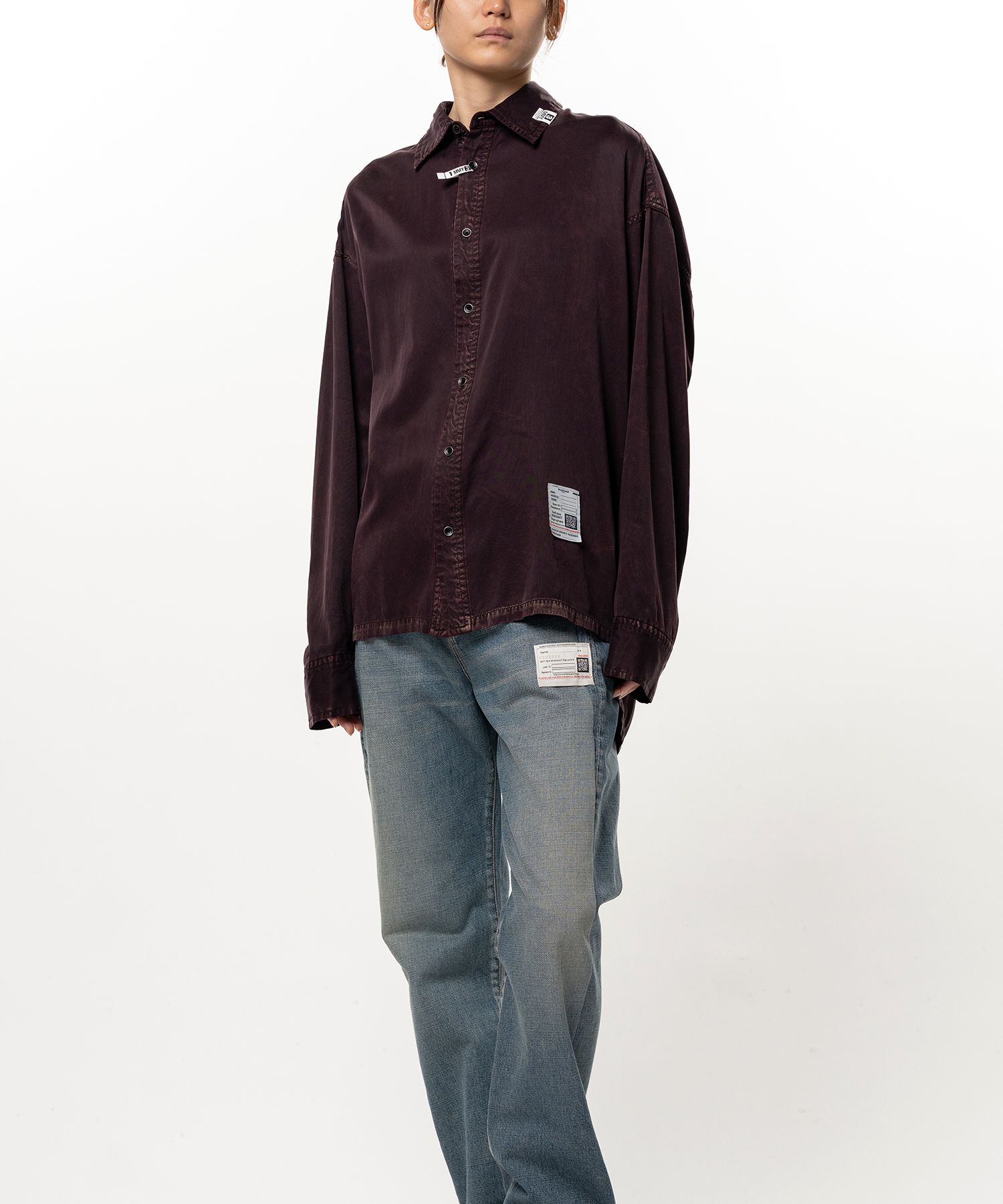 Vintage Like Satin Shirt