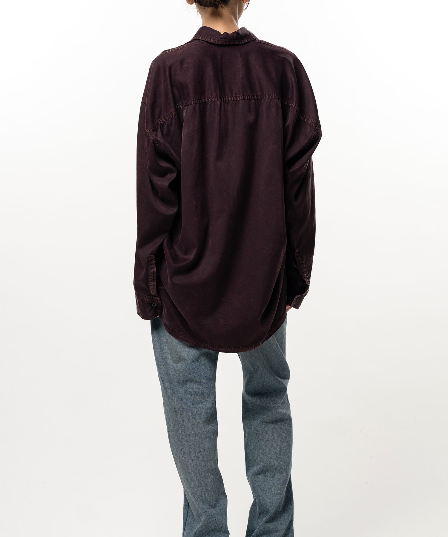Vintage Like Satin Shirt