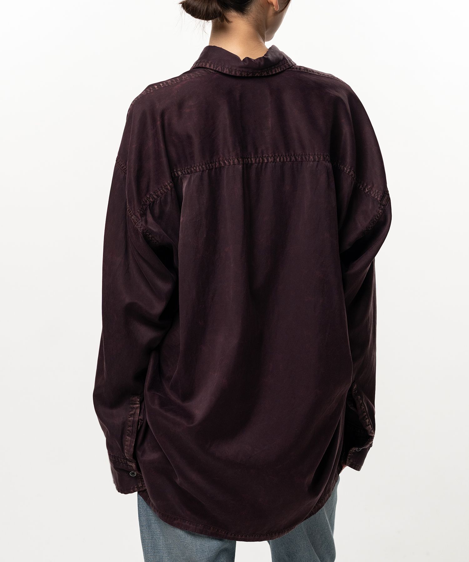 Vintage Like Satin Shirt