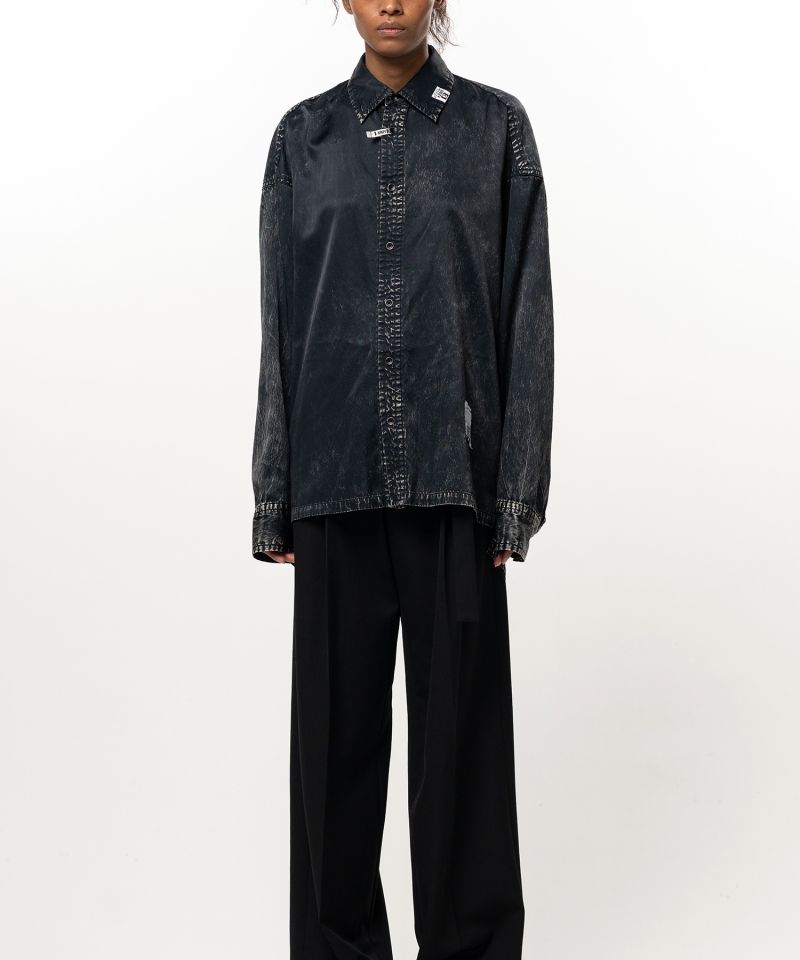 Vintage Like Satin Shirt