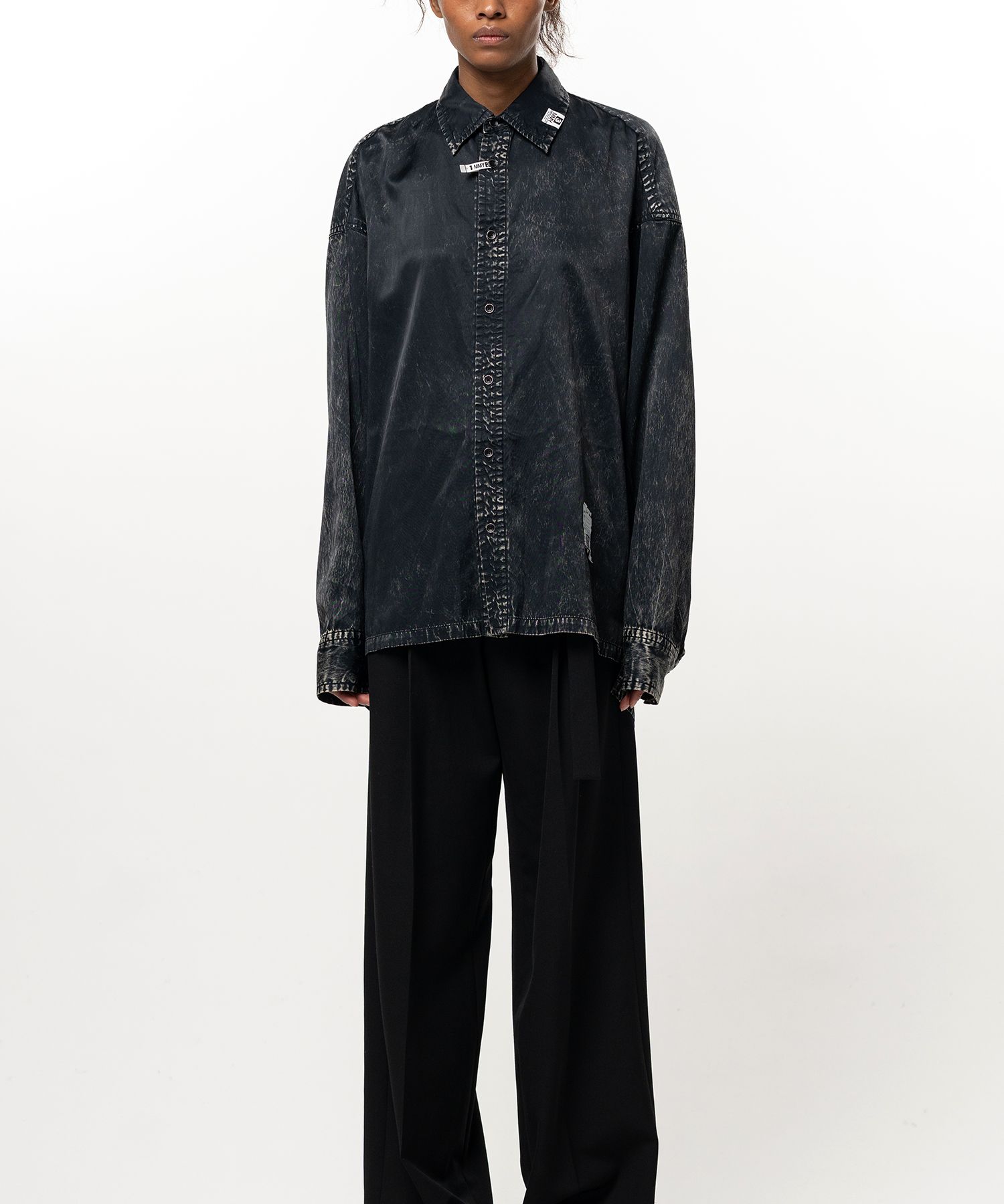 Vintage Like Satin Shirt