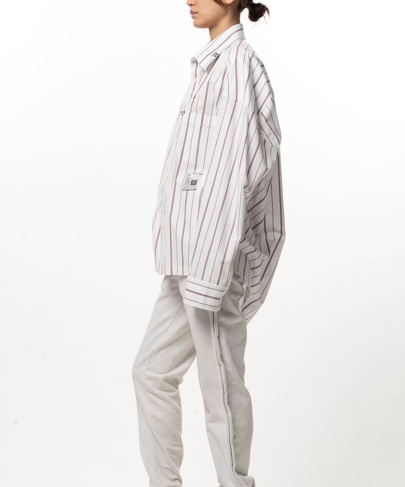 Leon Embroidery Stripe Shirt