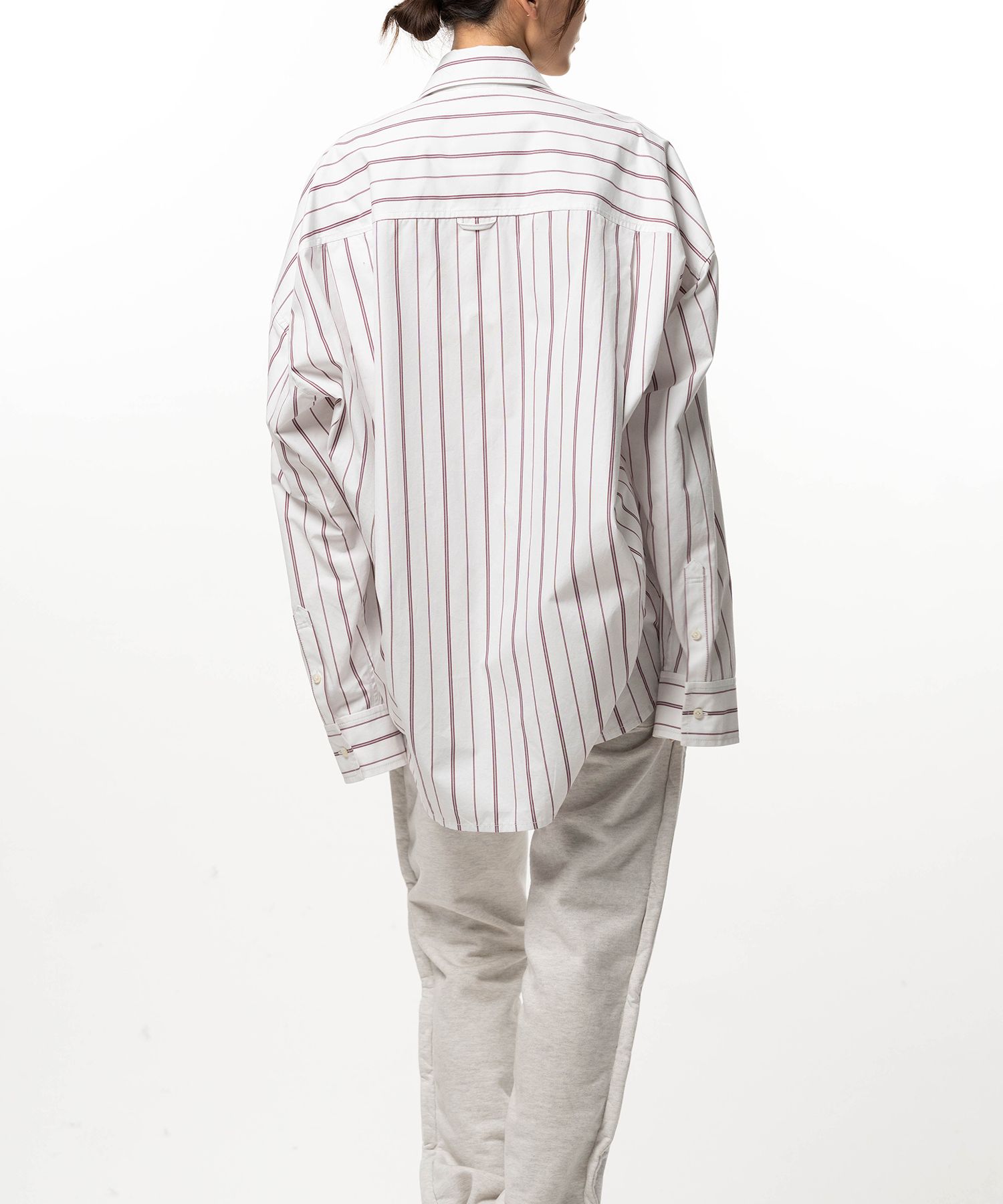 Leon Embroidery Stripe Shirt