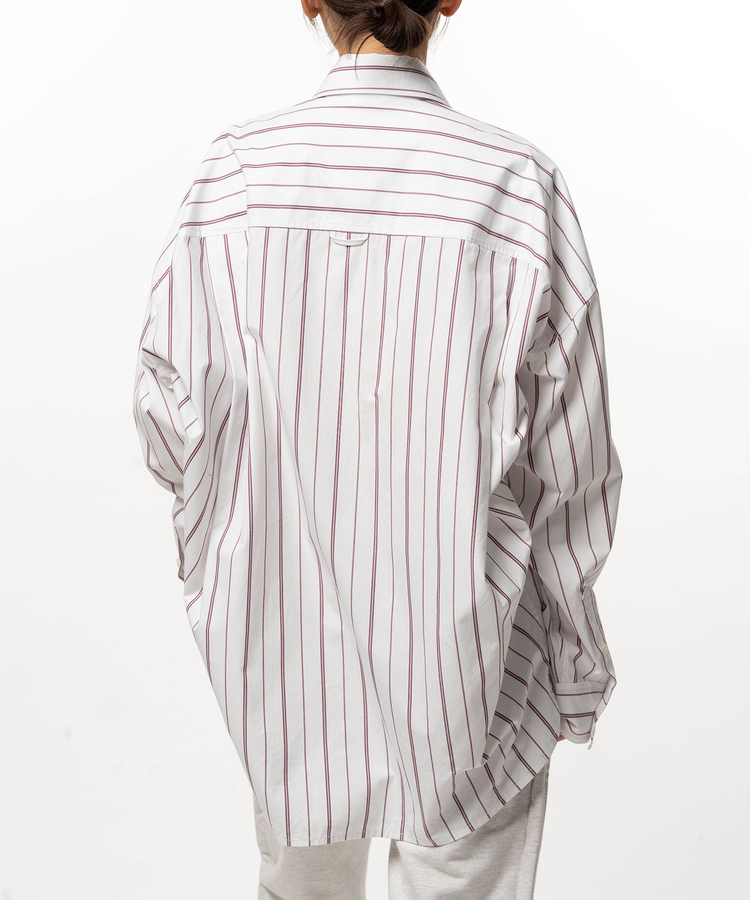 Leon Embroidery Stripe Shirt