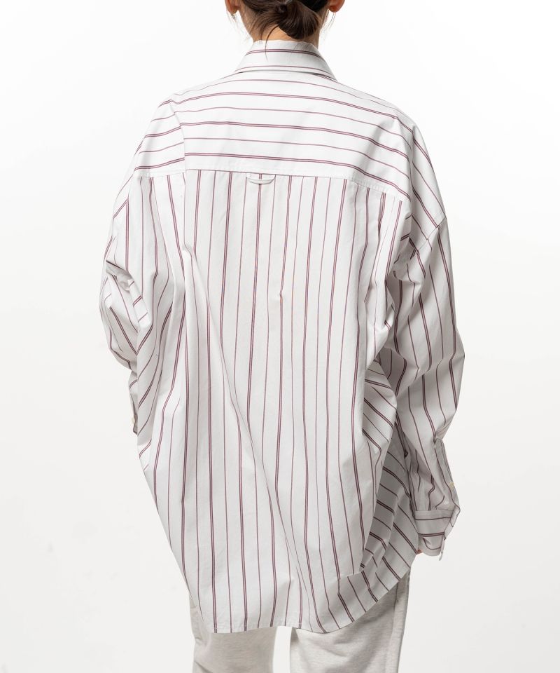 Leon Embroidery Stripe Shirt