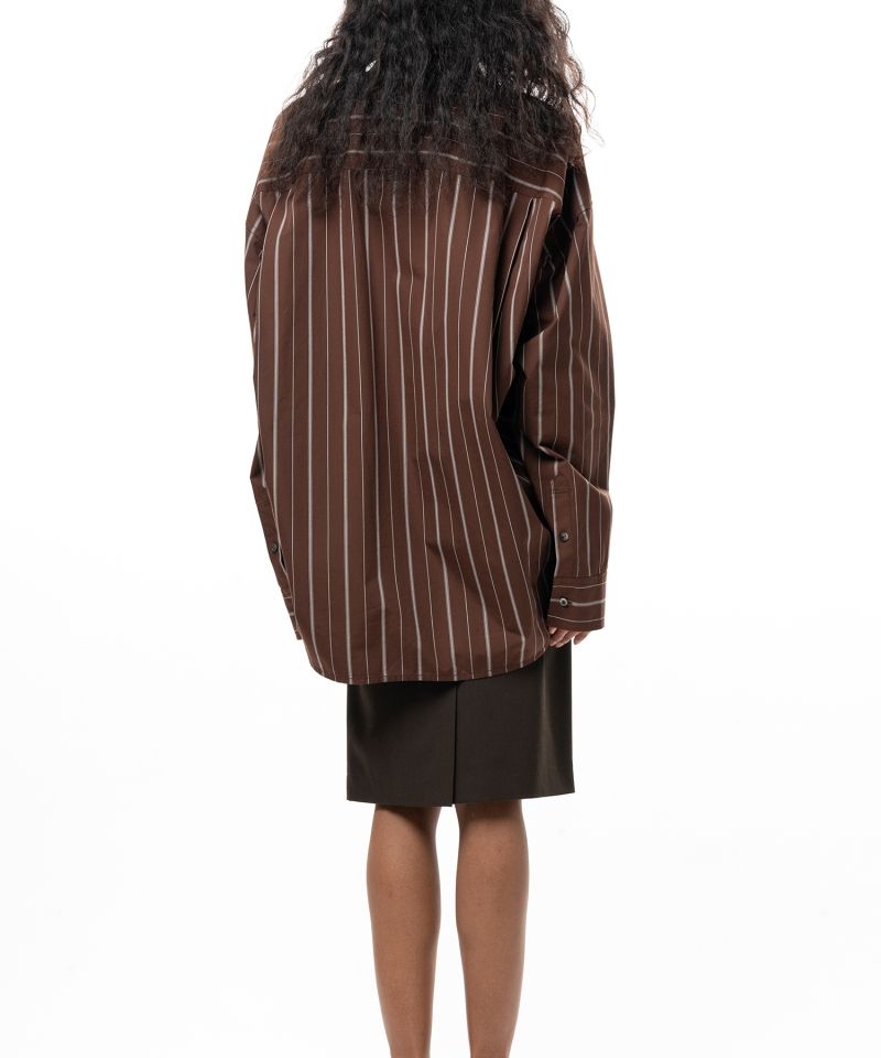 Leon Embroidery Stripe Shirt