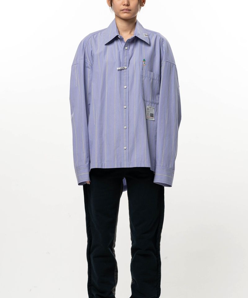 Leon Embroidery Stripe Shirt